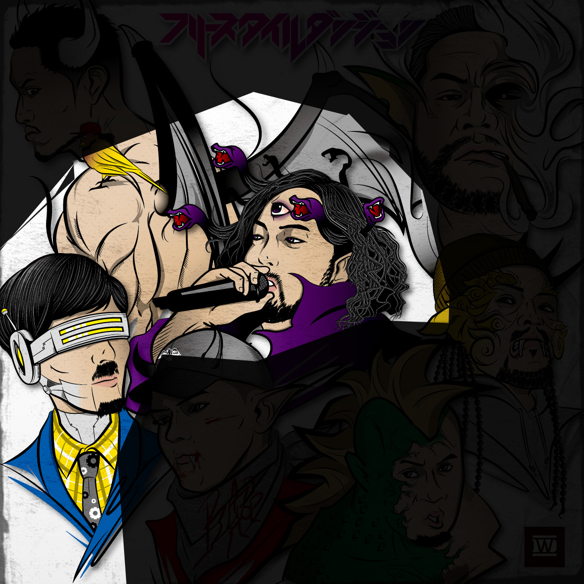 FREESTYLE MONSTERS by Dmen Watanabe